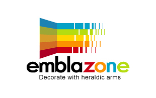 Embalzone Decorate with Heraldic arms Interior & Exterior Logo Design